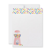 Gumball Machine Invitations