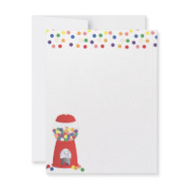 Gumball Machine invitations by candystore Gumball Machine invitations