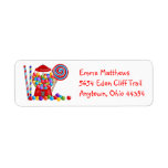 Gumball Machine Return Address Labels