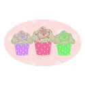 Gumdrop Cupcakes stickers
