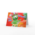 Gummibär Birthday Balloon Card