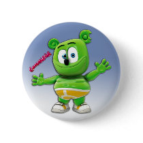 Gummibär Button On Blue by ImaGummyBear Gummibär Button On Blue