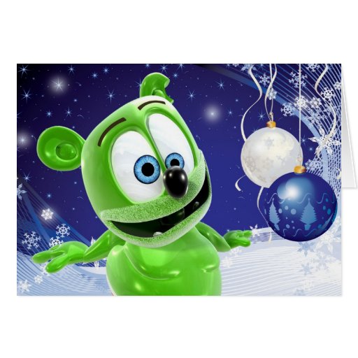 Gummibär Christmas Winter Holiday Card