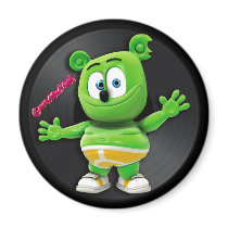 Gummibär DJ Vinyl Record Magnet by ImaGummyBear Gummibär DJ Vinyl Record Magnet