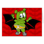 Gummibär Is A Vampire Halloween Card