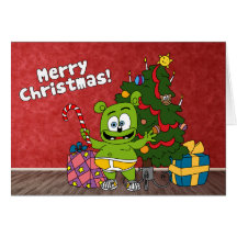 Gummibär Merry Christmas Card