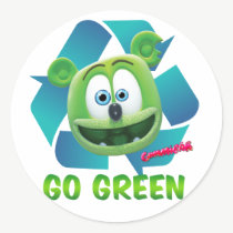 Gummibär (The Gummy Bear) Earth Day Sticker stickers