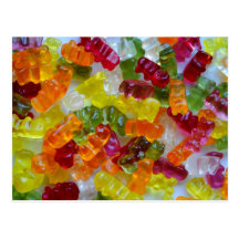 Gummibärchen Postcard