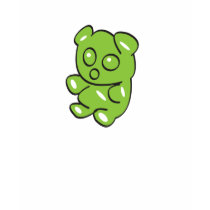   gummy bear dark t t-shirts