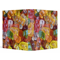 Gummy Bears Background Vinyl Binder