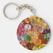 Gummy Bears Background Keychains