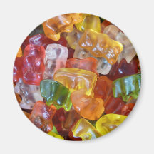 Gummy Bears Background Magnet