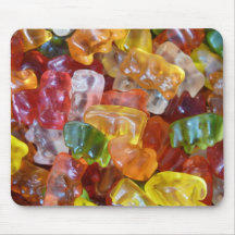Gummy Bears Background Mouse Pad
