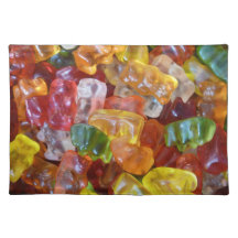 Gummy Bears Background Place Mat