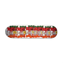 Gummy wheels skate boards