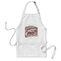 Gun Brain aprons by homelyvillain Gun Brain aprons
