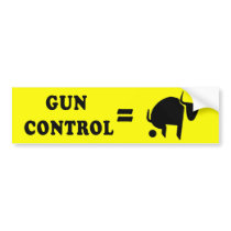 Gun Control is B.S. Bumper Stickers