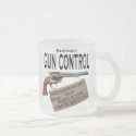 Gun Control Mug mug