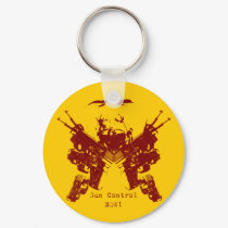 Gun Control, NOW! Keychain