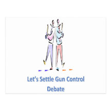 gun control post card