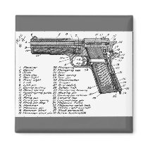Gun Diagram magnets by DarknessFallz Gun Diagram magnets