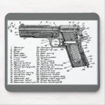 Gun Diagram mousepads