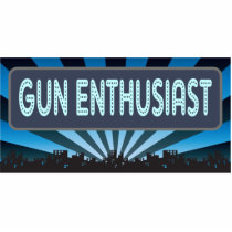 Gun Enthusiast Marquee photo sculptures