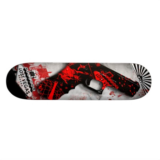 Gun - EXIT Lost Vegas August 29, 2009 Skate Decks