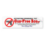 Gun Free Zone Bumper Stickers