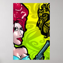 Gun Girl-orig posters by jiveafro Gun Girl-orig posters