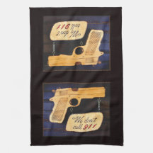 Gun Hand Towels