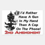 Gun In My Hand! Rectangle Sticker