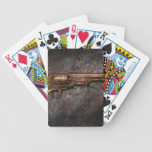 Gun - Model 1851 - 36 Caliber Revolver Poker Deck
