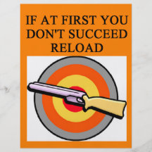 gun owner joke flyers