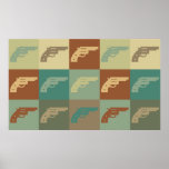 Gun Pop Art Poster