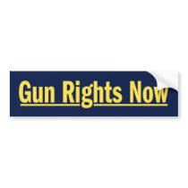 Gun Rights Now bumper stickers