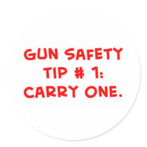 gun safety tip #1 stickers