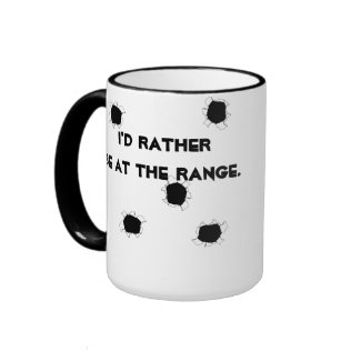 Gun Target Shooting Range Mugs