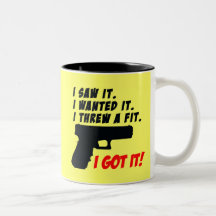 Gun Temper Tantrum Coffee Mugs