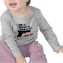 Gun Temper Tantrum Tshirts