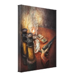 Gun - The adventures code Stretched Canvas Print