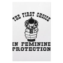 Gun The First Choice In Feminine Protection Personalized Stationery