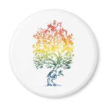 Gun-Tree-Image Refrigerator Magnets