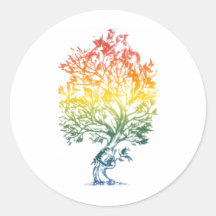 Gun-Tree-Image Sticker