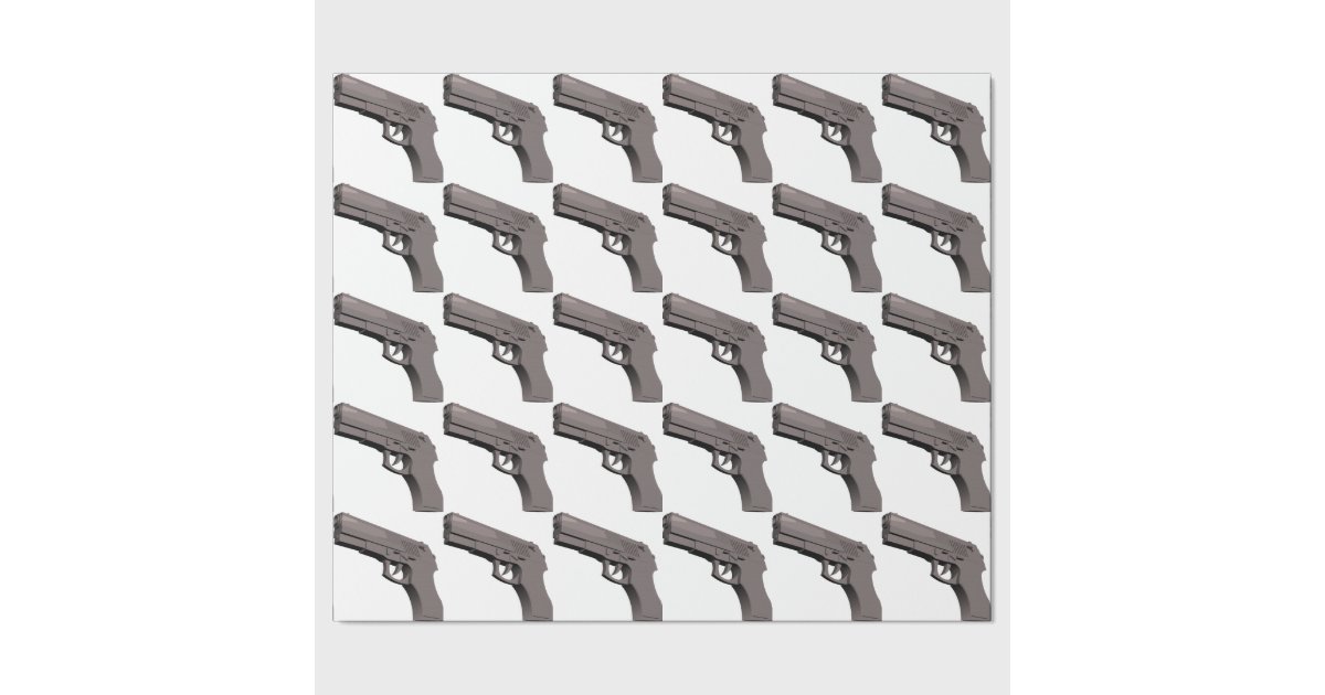 Gun Wrapping Paper Zazzle