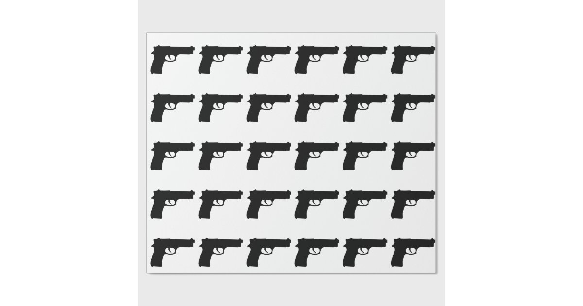Gun Wrapping Paper Zazzle