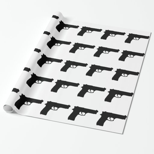 Gun Wrapping Paper Zazzle