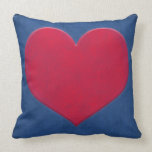 Gunge Heart Illustration Throw Pillows