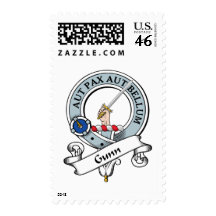 Gunn Clan Badge Postage Stamp