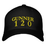 GUNNER, 1 2 0 embroidered hats